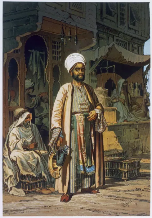 Framed Print : The barber, 1862. Artist: Amadeo Preziosi Framed Print : The barber, 1862. Artist: Amadeo Preziosi