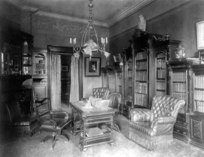 Framed Print : Barber House ('Belmont'), Washington, D.C. 1890s. Creator: Frances Benjamin Johnston. Barber House ('Belmont'), Washington, D.C. 1890s. Creator: Frances Benjamin Johnston Framed Print : Barber House ('Belmont'), Washington, D.C. 1890s. Creator: Frances Benjamin Johnston. Barber House ('Belmont'), Washington, D.C. 1890s. Creator: Frances Benjamin Johnston