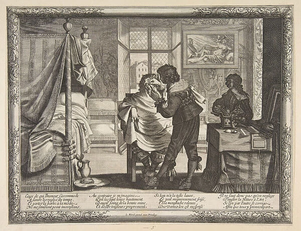 The Barber (le Barbier), ca. 1632-33. Creator: Abraham Bosse