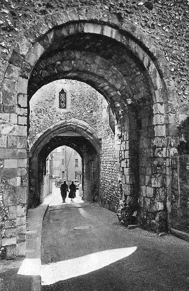 The Barbican Arches, Lewes, East Sussex, c1900s-c1920s