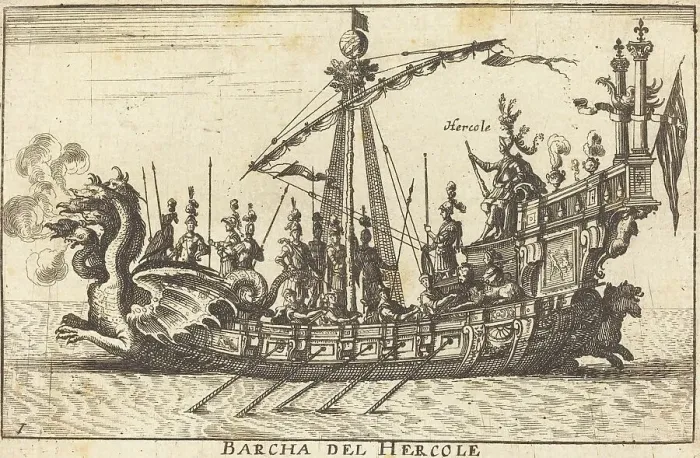 Framed Print : Barcha del Hercole. Creator: Balthasar Moncornet Framed Print : Barcha del Hercole. Creator: Balthasar Moncornet