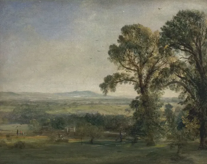 Framed Print : Bardon Hill, Coleorton Hall, ca. 1823. Creator: John Constable Framed Print : Bardon Hill, Coleorton Hall, ca. 1823. Creator: John Constable