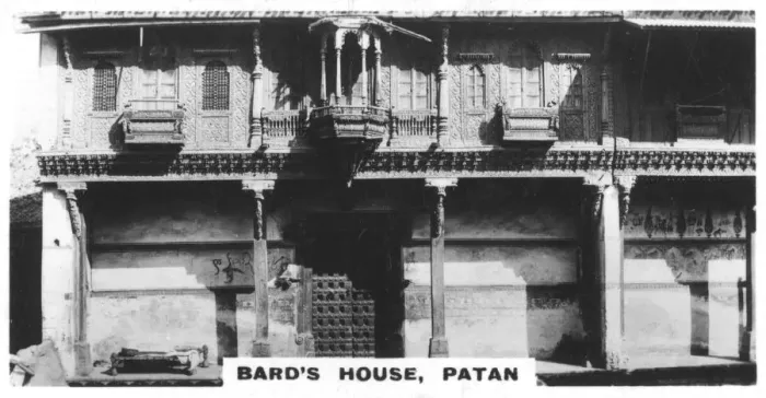Framed Print : Bards house, Patan, India, c1925 Framed Print : Bards house, Patan, India, c1925