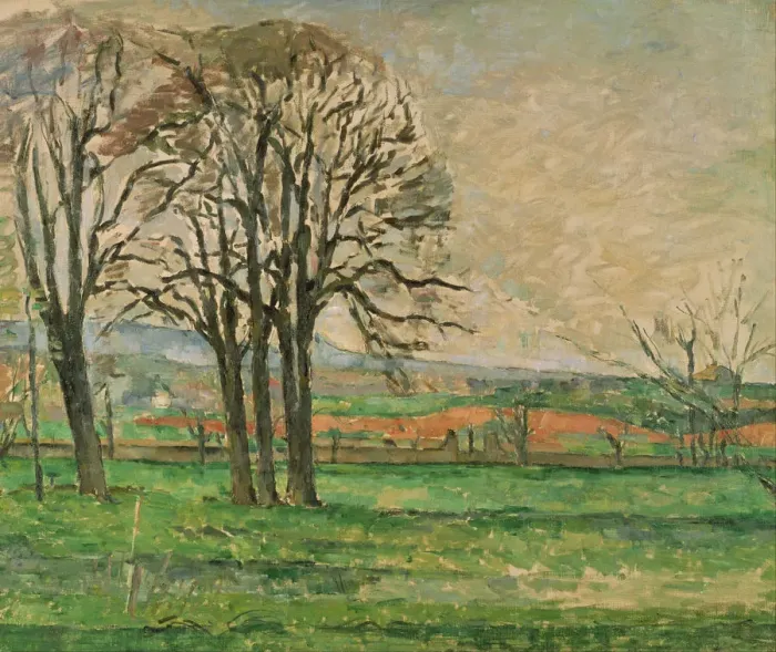 Framed Print : The Bare Trees at Jas de Bouffan, 1885-1886. Artist: Cezanne, Paul (1839-1906) Framed Print : The Bare Trees at Jas de Bouffan, 1885-1886. Artist: Cezanne, Paul (1839-1906)