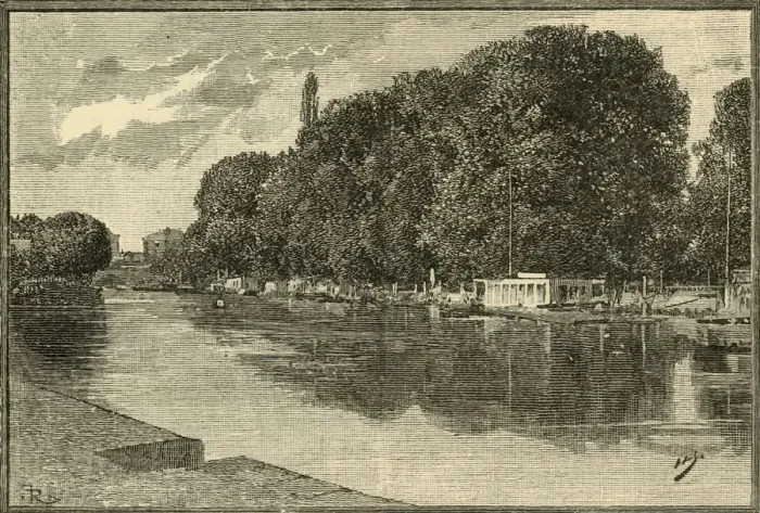 Framed Print : The Barges, 1898. Creator: Unknown Framed Print : The Barges, 1898. Creator: Unknown