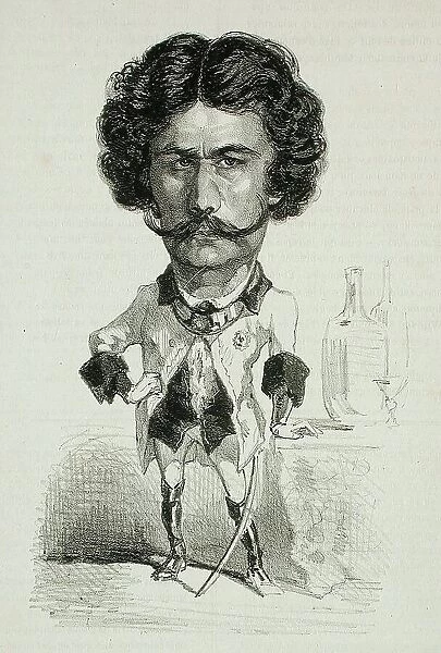 Barielle, 1856. Creator: Félicien Rops