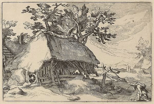 A Barn, 1620. Creator: Claes Jansz Visscher