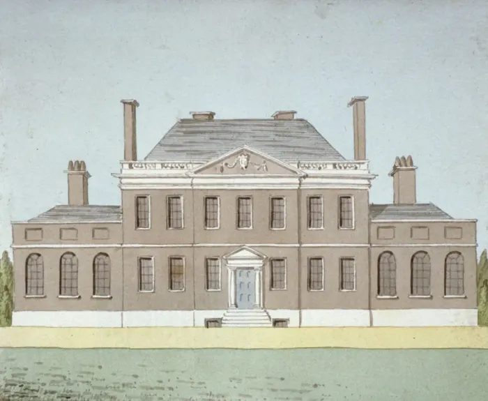 Framed Print : Barn Elms, Barnes, Richmond upon Thames, London, c1820. Artist: J Edwin Oldfield Framed Print : Barn Elms, Barnes, Richmond upon Thames, London, c1820. Artist: J Edwin Oldfield