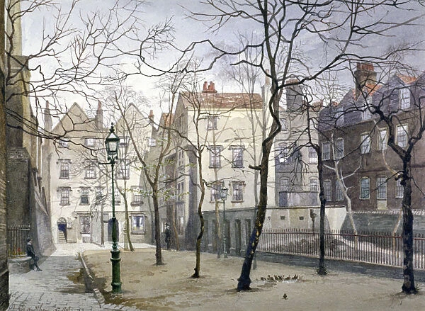Barnards Inn, London, 1888. Artist