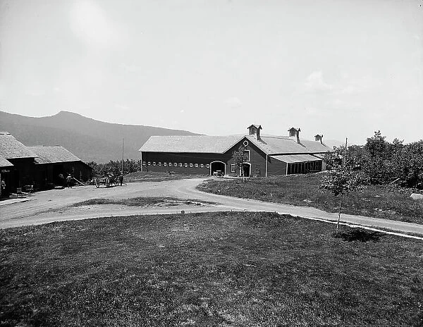 The Barns, Hotel Kaaterskill, Catskill Mountains, N.Y. between 1900 and 1905. Creator: William H. Jackson