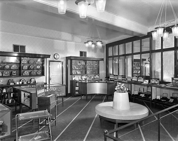 Barnsley Co-op central jewellery department, South Yorkshire, 1956