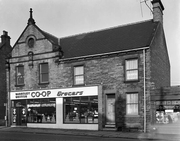 Barnsley Co-op, Stairfoot branch exterior, South Yorkshire, 1961. Artist: Michael Walters