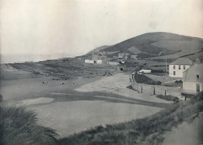Framed Print : Barnstaple - Croyde Bay, 1895 Framed Print : Barnstaple - Croyde Bay, 1895