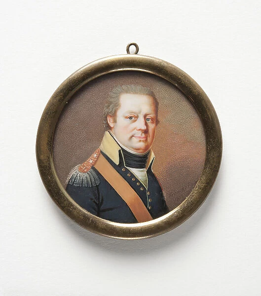 Baron Carl Fredrik Bennet, Major, Master of the Royal Household, 1803. Creator: Liepmann Fraenckel