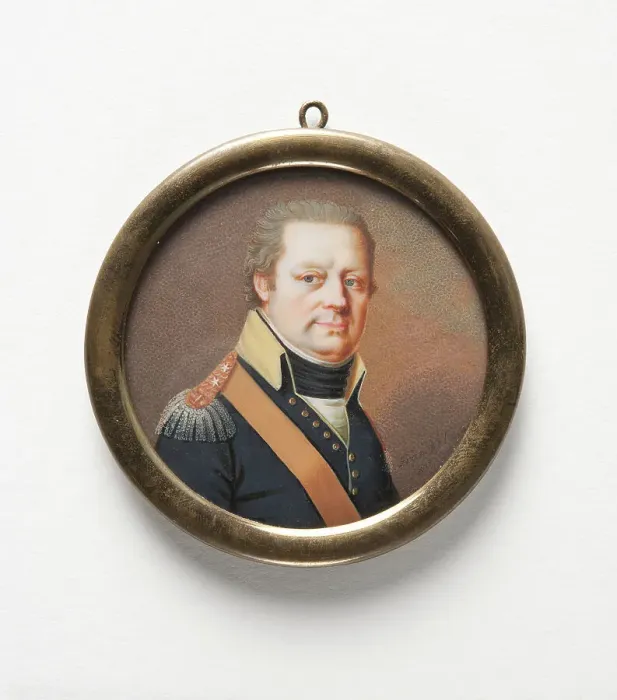 Framed Print : Baron Carl Fredrik Bennet, Major, Master of the Royal Household, 1803. Creator: Liepmann Fraenckel Framed Print : Baron Carl Fredrik Bennet, Major, Master of the Royal Household, 1803. Creator: Liepmann Fraenckel