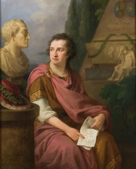 Framed Print : Baron Gustaf Adolf Reuterholm, 1792. Creator: Angelica Kauffman Framed Print : Baron Gustaf Adolf Reuterholm, 1792. Creator: Angelica Kauffman