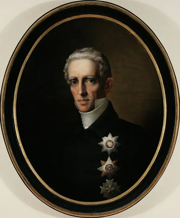 Framed Print : Baron Lars Gabriel von Haartman, 1830-1860. Creator: Timoleon von Neff