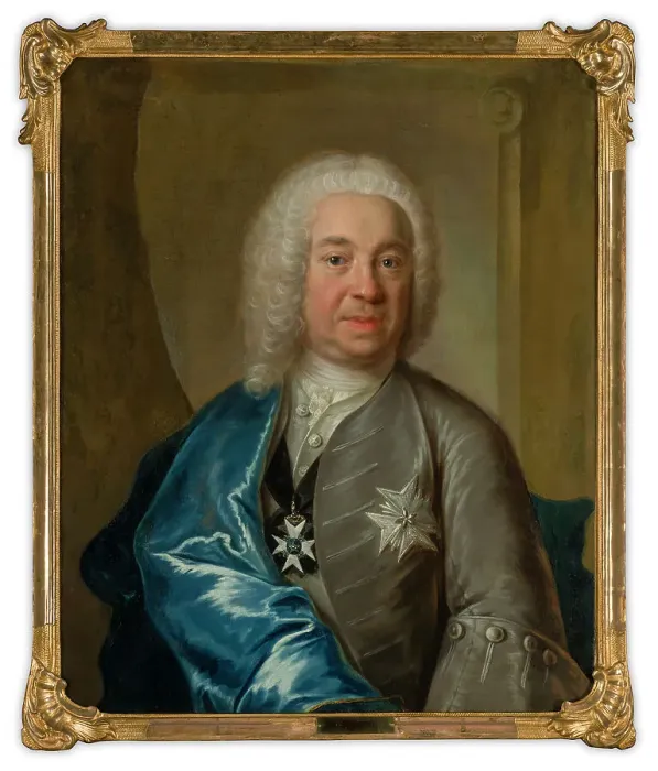 Framed Print : Baron Leonard Klinckowström, 1756. Creator: Johan Henrik Scheffel Framed Print : Baron Leonard Klinckowström, 1756. Creator: Johan Henrik Scheffel