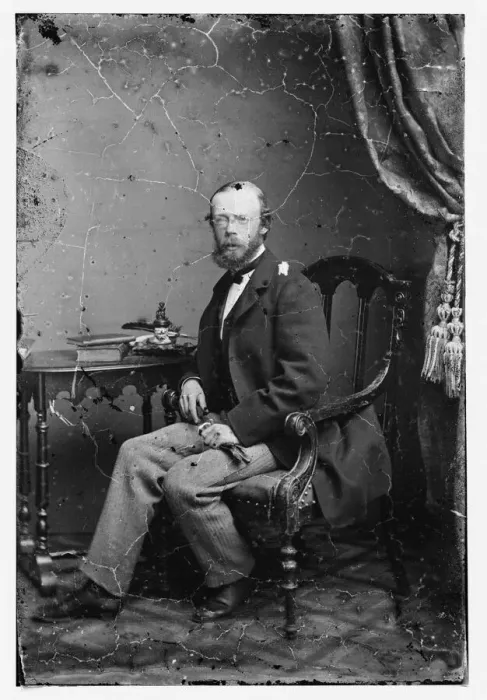 Framed Print : Baron Ostensacker, between 1855 and 1865. Creator: Unknown Framed Print : Baron Ostensacker, between 1855 and 1865. Creator: Unknown