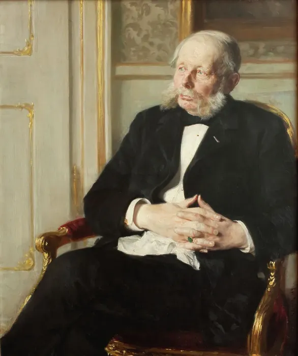 Framed Print : Baron Otto Ditlev Rosenorn-Lehn, 1891. Creator: Peder Severin Kroyer Framed Print : Baron Otto Ditlev Rosenorn-Lehn, 1891. Creator: Peder Severin Kroyer