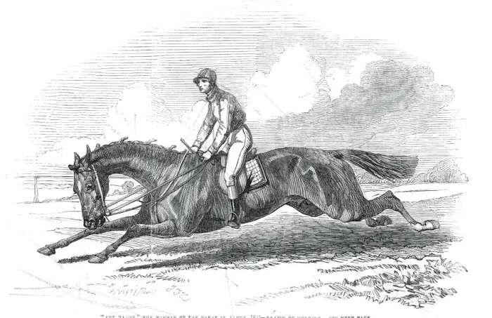 Framed Print : The Baron, the winner of the Great St. Leger 1845 - drawn by Herring, 1845 Framed Print : The Baron, the winner of the Great St. Leger 1845 - drawn by Herring, 1845
