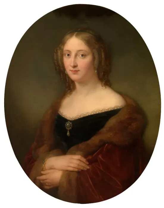 Framed Print : Baroness Adelaide Vanden Hecke-Baut de Rasmon, 1863. Creator: Nicaise de Keyser Framed Print : Baroness Adelaide Vanden Hecke-Baut de Rasmon, 1863. Creator: Nicaise de Keyser