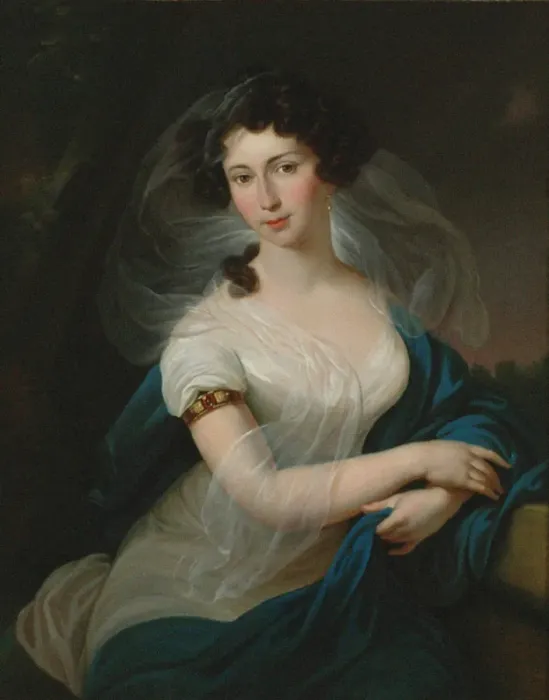 Framed Print : Baroness Franziska (Fanny) von Arnstein, nee Itzig (1758-1818) Framed Print : Baroness Franziska (Fanny) von Arnstein, nee Itzig (1758-1818)