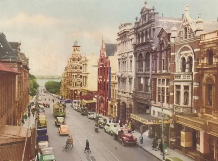 Framed Print : Barrack Street, c1947. Creator: Unknown Framed Print : Barrack Street, c1947. Creator: Unknown