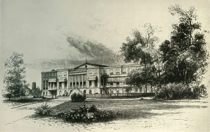 Framed Print : Barrackpore House, 1856, (1925). Creator: Unknown