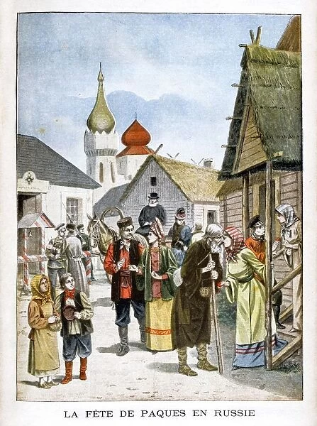The barrel fete, Russia, 1901