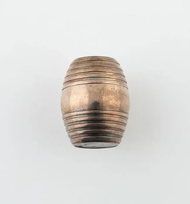 Framed Print : Barrel-Shaped Nutmeg Grater, Denmark, c. 1830. Creator: Unknown Framed Print : Barrel-Shaped Nutmeg Grater, Denmark, c. 1830. Creator: Unknown