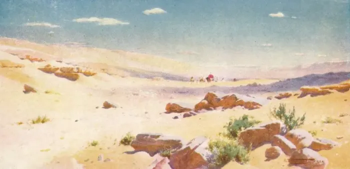Framed Print : In a Barren and Dry Land, Where No Water Is, c1880, (1904). Artist: Robert George Talbot Kelly Framed Print : In a Barren and Dry Land, Where No Water Is, c1880, (1904). Artist: Robert George Talbot Kelly