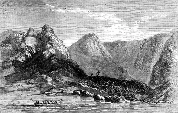 Framed Print : Barren Island, in the Bay of Bengal, 1858. Creator: Unknown