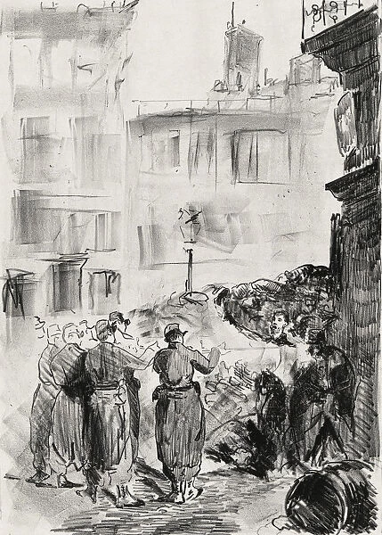The barricade, 1871