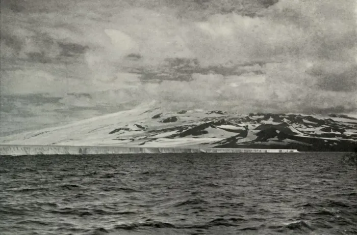 Framed Print : The Barrier and Mount Terror, c1910-1913, (1913). Artist: Herbert Ponting Framed Print : The Barrier and Mount Terror, c1910-1913, (1913). Artist: Herbert Ponting