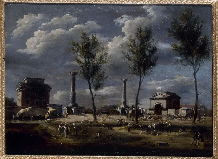 Framed Print : Barriere du Trone, around 1840, c1840. Creator: Unknown Framed Print : Barriere du Trone, around 1840, c1840. Creator: Unknown