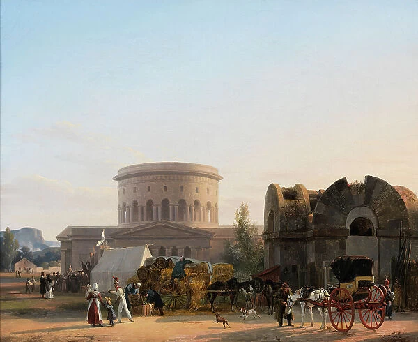 At Barrière de la Villette, Paris, 1823. Creator: Xavier Leprince