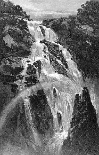 The Barron Falls near Cairns, Queensland, Australia, 1886. Artist: JR Ashton