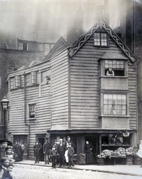 Framed Print : Bartholomew Close, City of London, c1870 Framed Print : Bartholomew Close, City of London, c1870