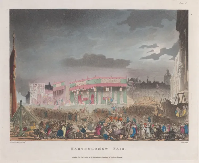 Framed Print : Bartholomew Fair, February 1, 1808. February 1, 1808. Creator: J. Bluck Framed Print : Bartholomew Fair, February 1, 1808. February 1, 1808. Creator: J. Bluck