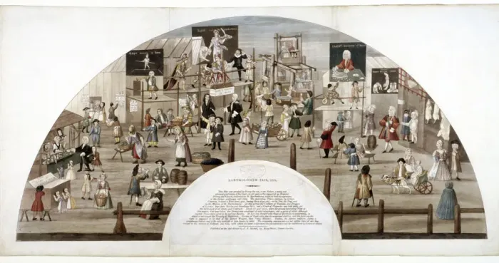 Framed Print : Bartholomew Fair, West Smithfield, London, c1825 Framed Print : Bartholomew Fair, West Smithfield, London, c1825