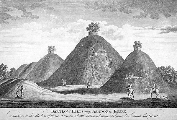 Bartlow Hills near Ashdon in Essex, c1780
