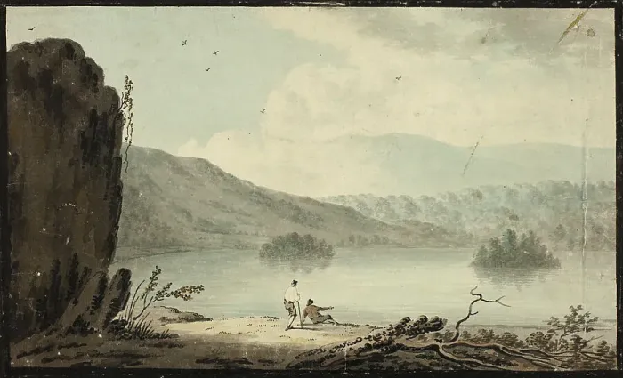 Framed Print : Barzon's Wake Lake, Lancashire, 1753-1807. Creators: Unknown, Sawrey Gilpin Framed Print : Barzon's Wake Lake, Lancashire, 1753-1807. Creators: Unknown, Sawrey Gilpin