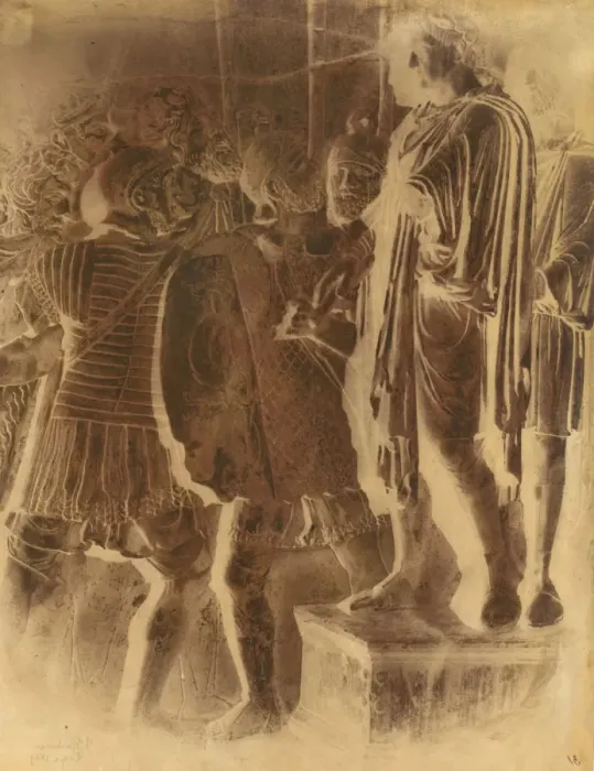 Framed Print : Bas Relief from the Arch of Constantine, Rome, 1849. Creator Framed Print : Bas Relief from the Arch of Constantine, Rome, 1849. Creator
