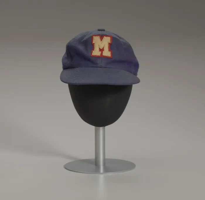 Framed Print : Baseball cap from the Memphis Red Sox, ca. 1945. Creator: Unknown Framed Print : Baseball cap from the Memphis Red Sox, ca. 1945. Creator: Unknown