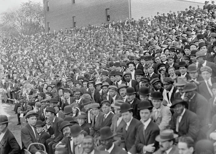 Framed Print : Baseball, Professional - Bleachers, 1910. Creator: Harris & Ewing. Baseball, Professional - Bleachers, 1910. Creator: Harris & Ewing Framed Print : Baseball, Professional - Bleachers, 1910. Creator: Harris & Ewing. Baseball, Professional - Bleachers, 1910. Creator: Harris & Ewing