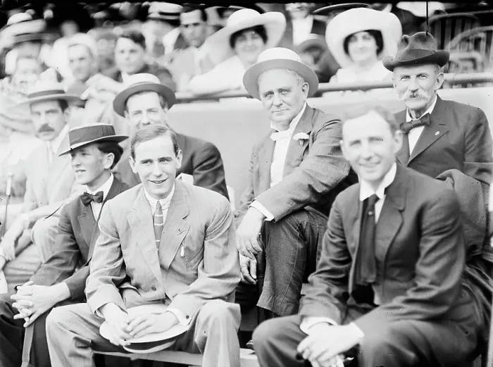Framed Print : Baseball, Professional, Champ Clark, with Son Bennett, Left Center, 1912. Creator: Harris & Ewing. Baseball, Professional, Champ Clark, with Son Bennett, Left Center, 1912. Creator: Harris & Ewing Framed Print : Baseball, Professional, Champ Clark, with Son Bennett, Left Center, 1912. Creator: Harris & Ewing. Baseball, Professional, Champ Clark, with Son Bennett, Left Center, 1912. Creator: Harris & Ewing