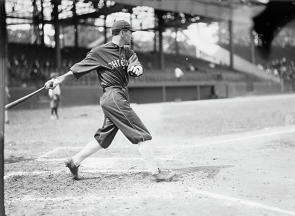 Baseball, Professional - Chicago Players, 1913. Creator: Harris & Ewing. Baseball, Professional - Chicago Players, 1913. Creator: Harris & Ewing