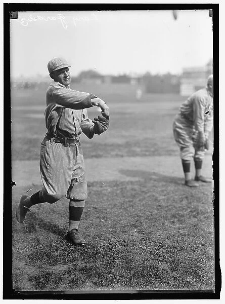 Baseball, professional players, between 1913 and 1917. Creator: Harris & Ewing. Baseball, professional players, between 1913 and 1917. Creator: Harris & Ewing