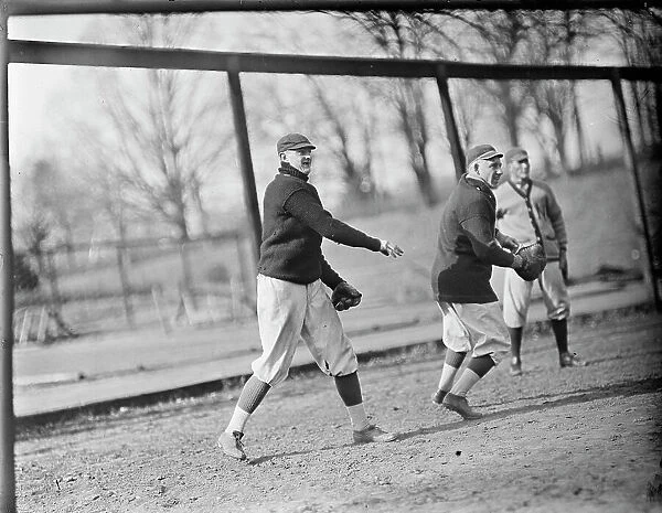 Baseball - Professional Players, 1913. Creator: Harris & Ewing. Baseball - Professional Players, 1913. Creator: Harris & Ewing